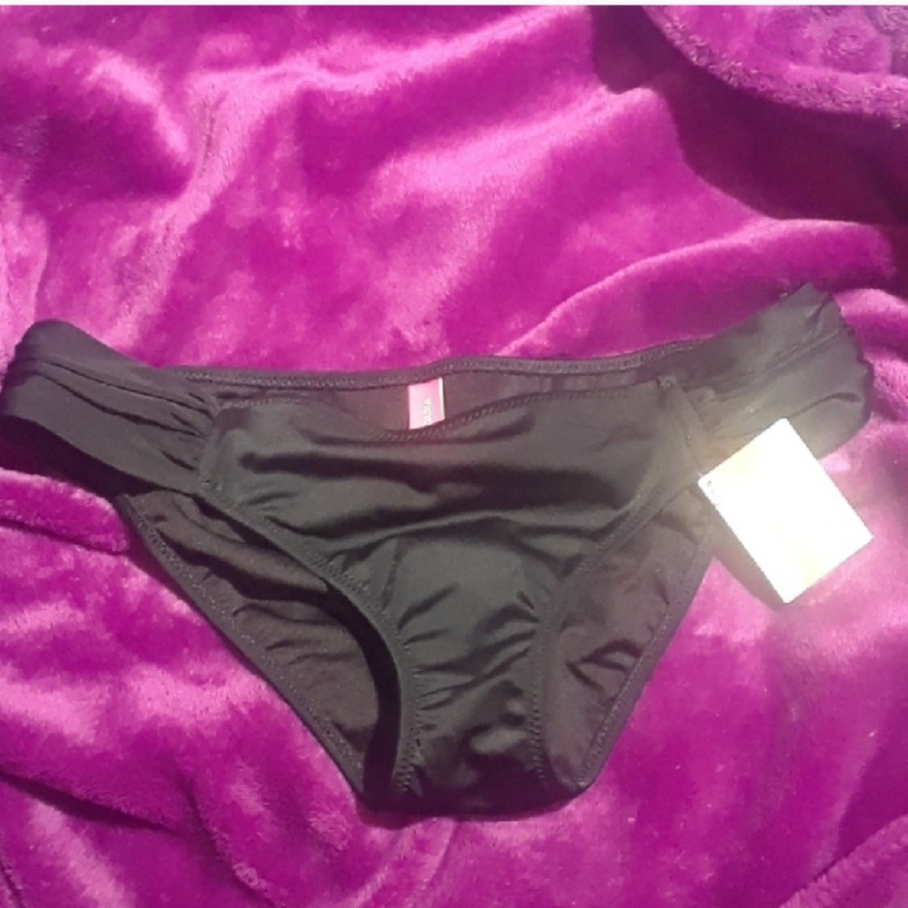 Victoria's Secret Black Bikini Bottom Small